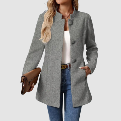 Marchesa Fit-and-Flare Coat