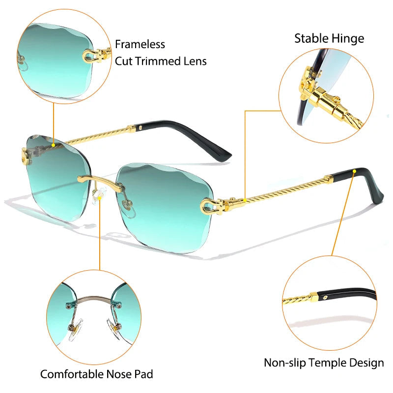 The Renova Gilt Rimless