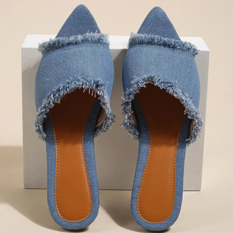Atelier Denim Mule