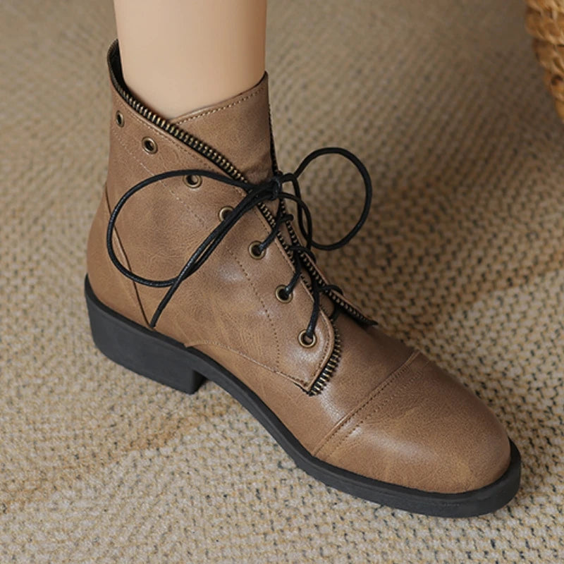 The Nova Split-Zip Ankle Boot