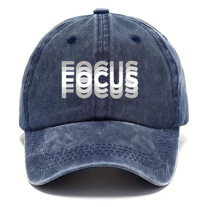 Vintage Wash "Focus" Dad Cap