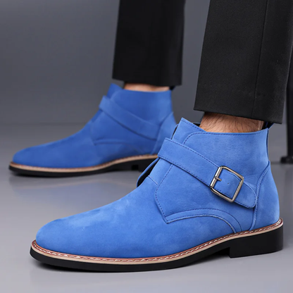 Klein Cobalt Suede Chelsea Boot