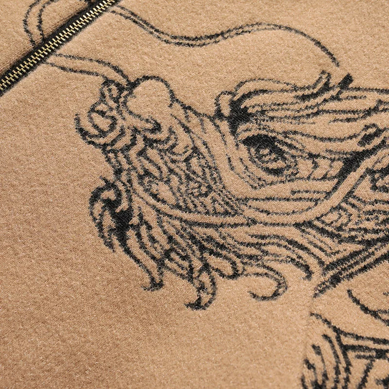 Imperial Dragon Cashmere Bomber Jacket