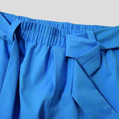Belted Tapered Trouser