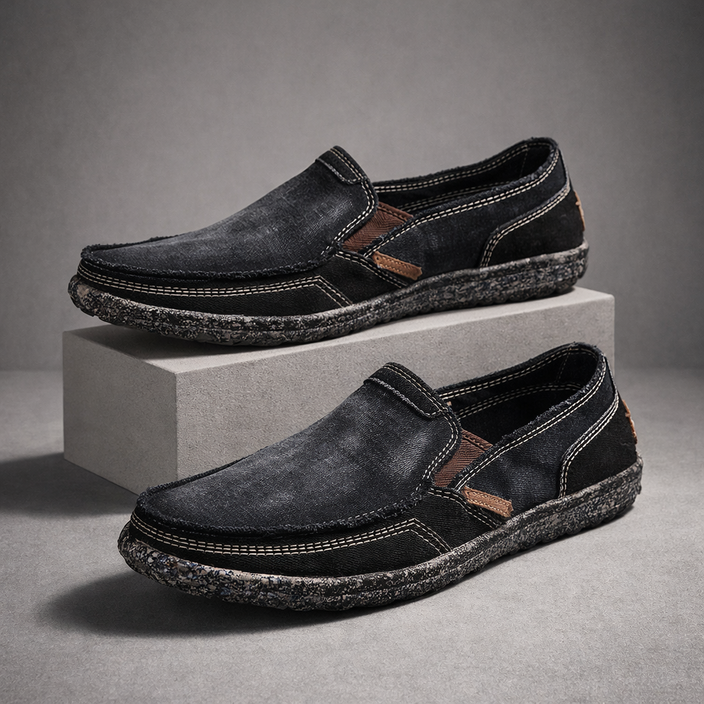 Santorini Canvas Slip-On Loafer