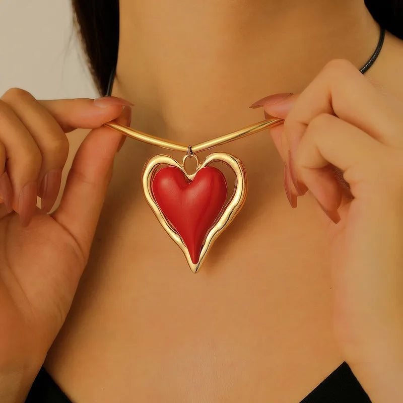 Bella Heart Core Pendant Necklace