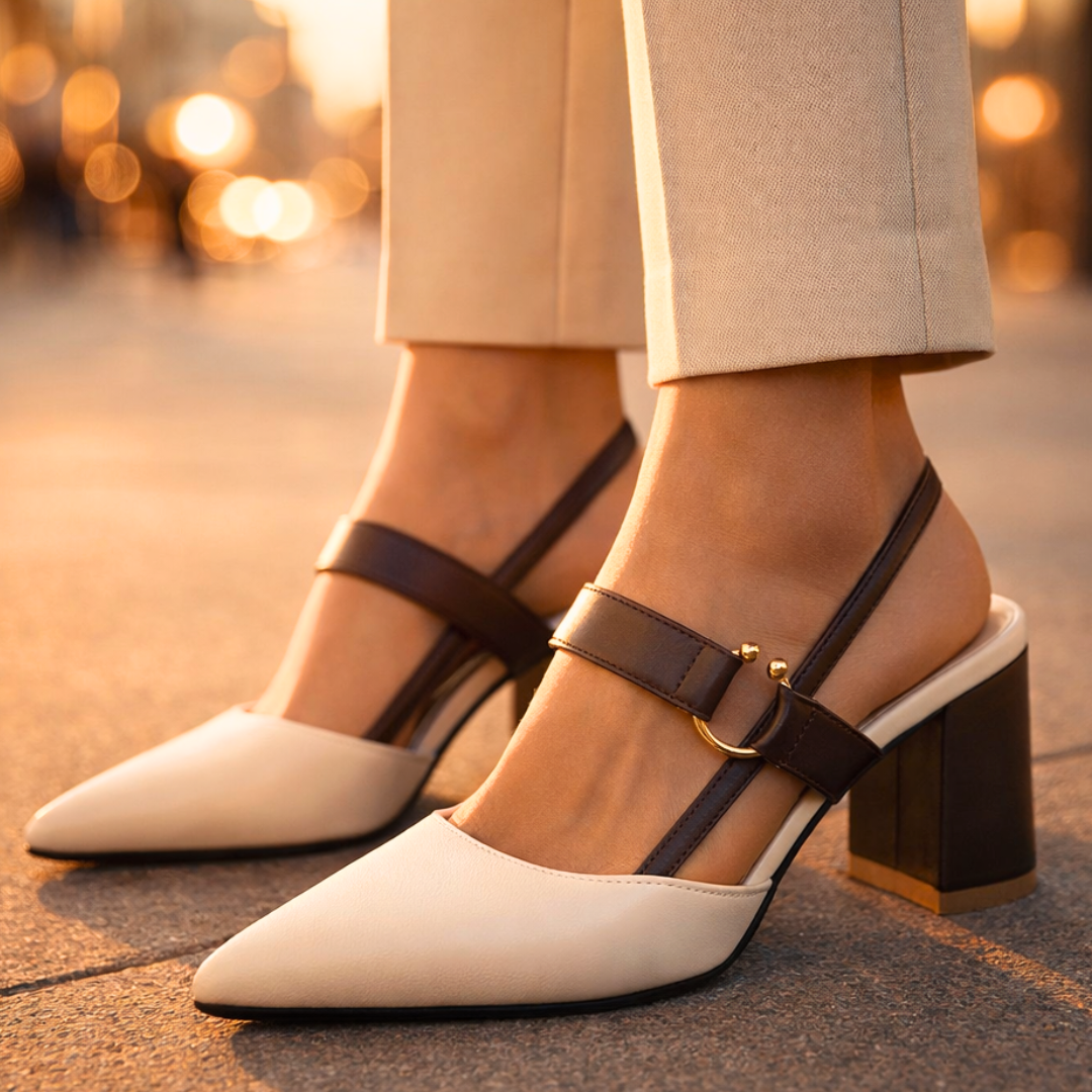 Rue Block Heel Mule