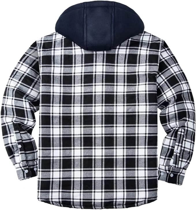 Hooded Flannel Jacket