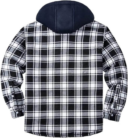 Hooded Flannel Jacket