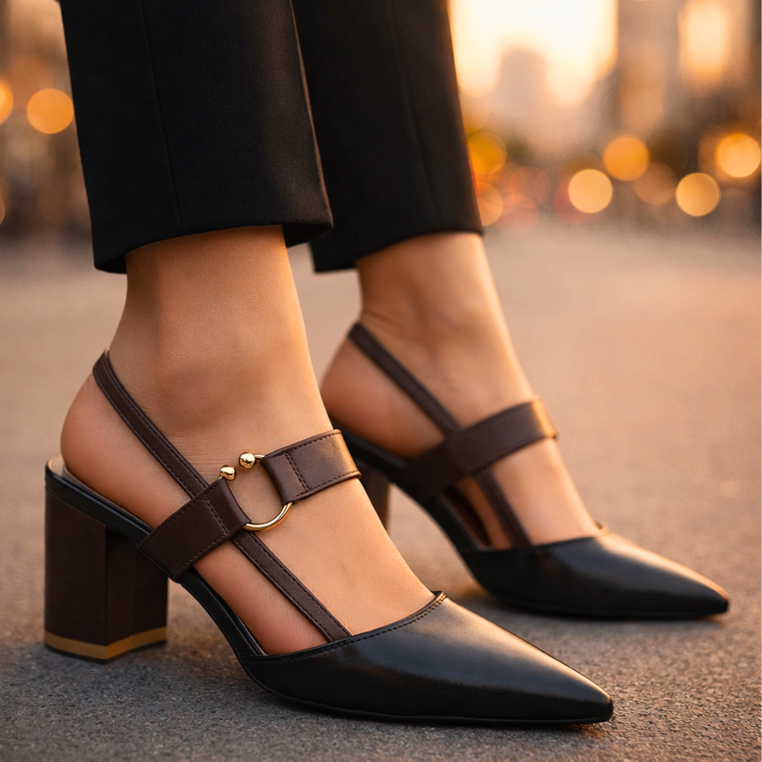 Rue Block Heel Mule