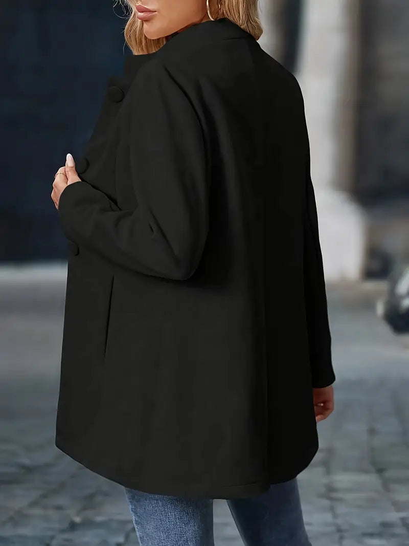 Marchesa Stand-Collar Coat