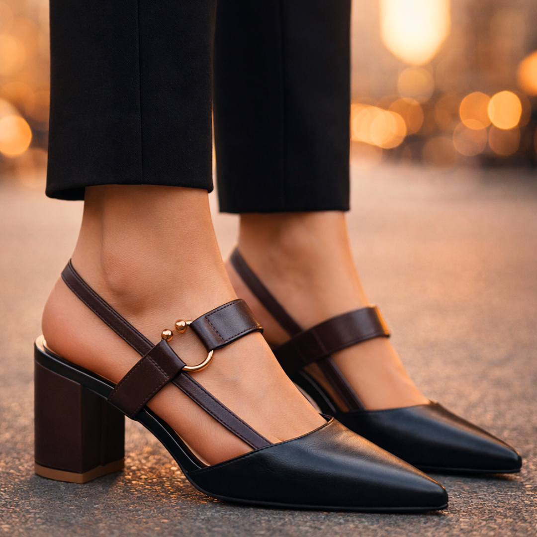 Rue Block Heel Mule