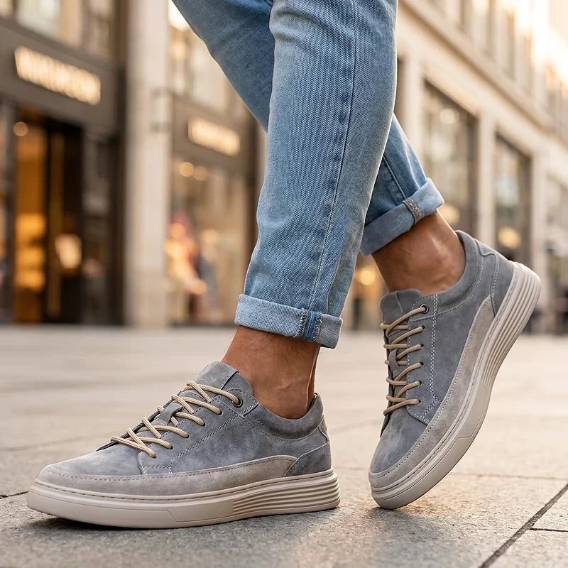 Rhoswell Suede Low-Top Sneakers