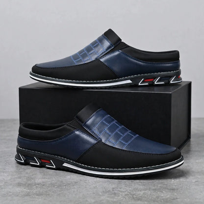 Cassio Croc-Embossed Mules