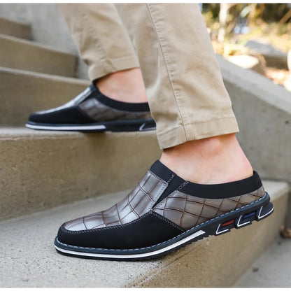 Cassio Croc-Embossed Mules