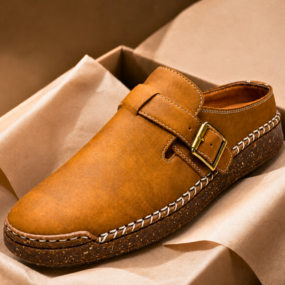 Harwick Suede Buckle Loafers