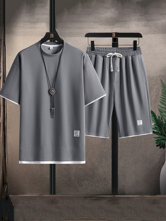 Men's Waffle Knit Lounge Set