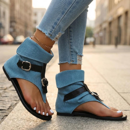 Nomad Soul Ankle-Wrap Flat Sandals