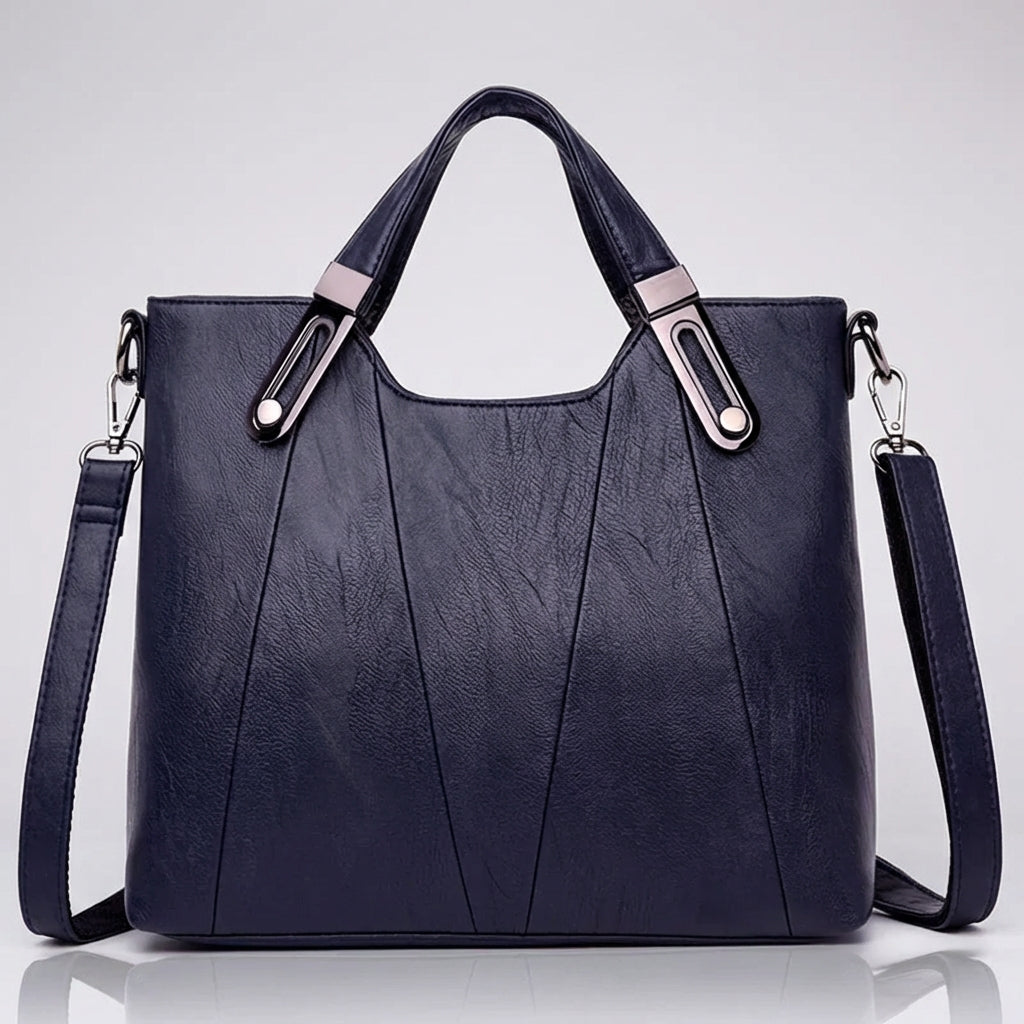 Iris & Iron - Panelled Leather Day Bag