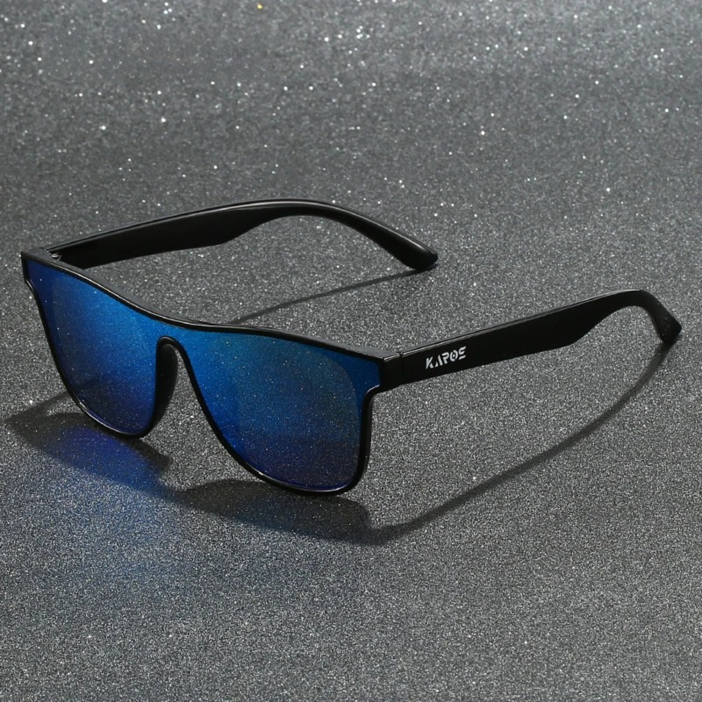 Soleil Crystal Fire-Mirror Sunglasses