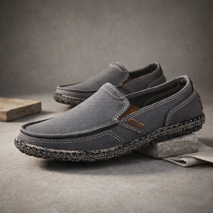 Santorini Canvas Slip-On Loafer