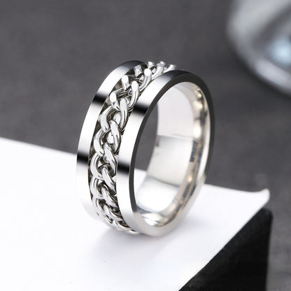Lennox Revolve Link Ring