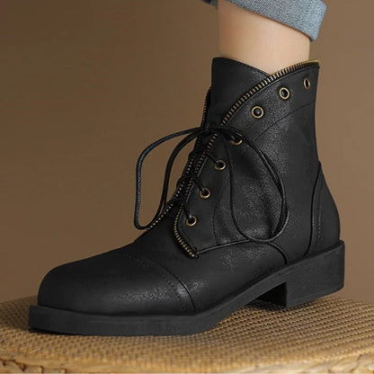 The Nova Split-Zip Ankle Boot