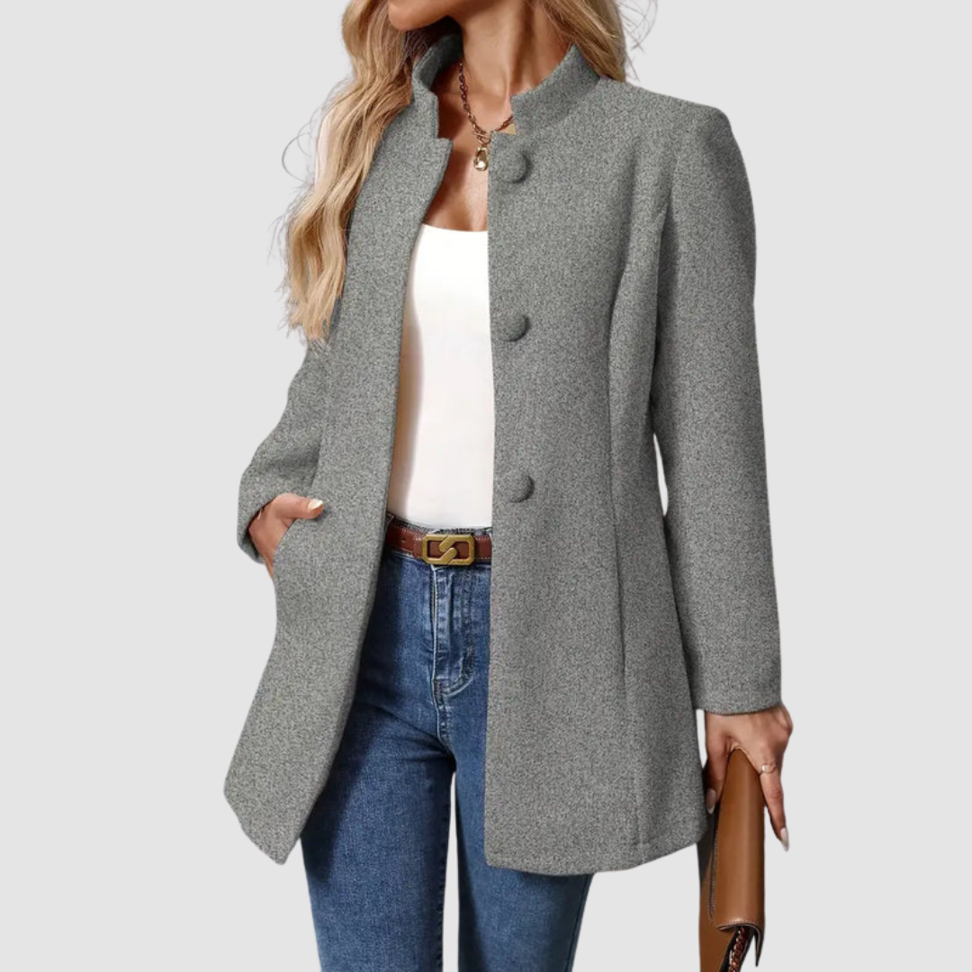 Marchesa Fit-and-Flare Coat