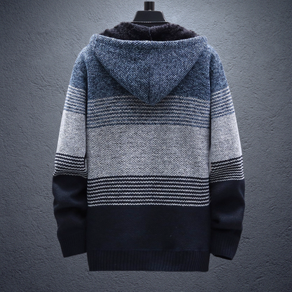 The Gradient Horizon Cashmere Zip Hoodie