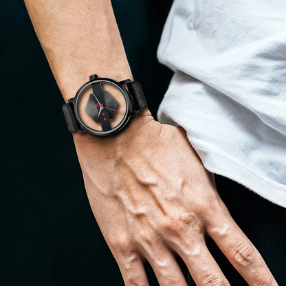 Obsidian Facet Timepiece