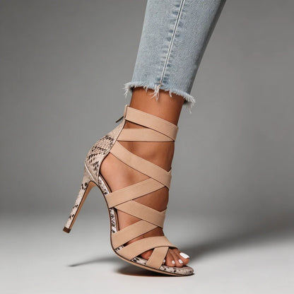 Serpentine Cage Sandal
