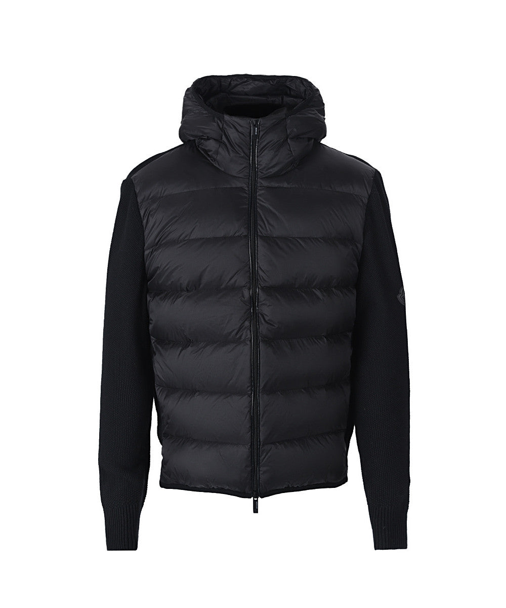 Hybrid Knit Sleeve Down Jacket