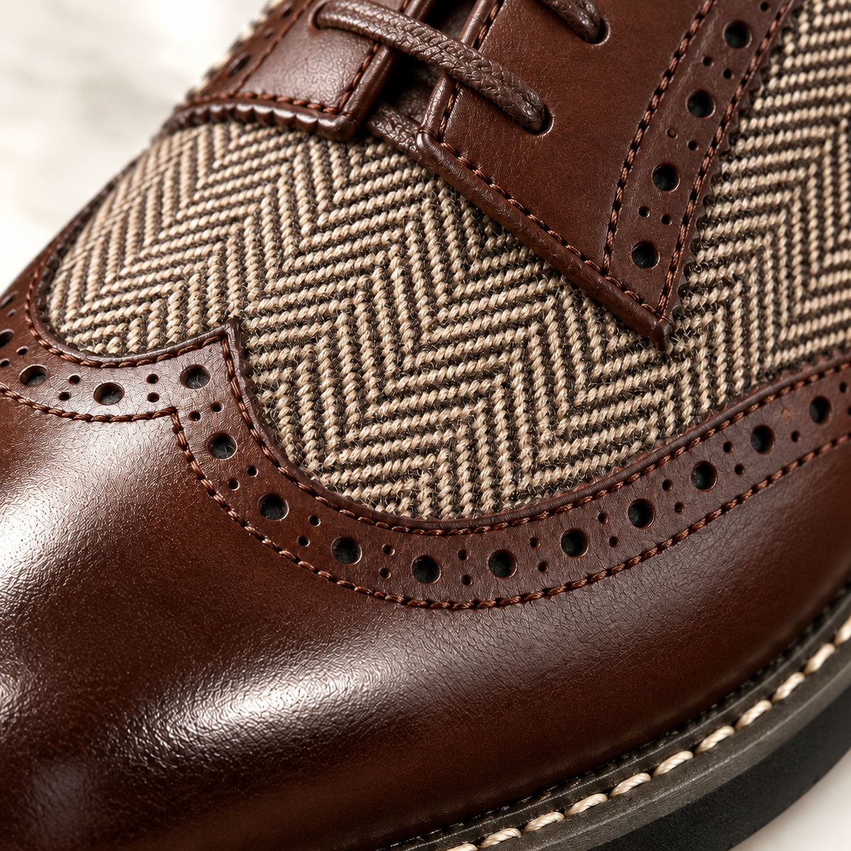 Carrington Herringbone Oxfords