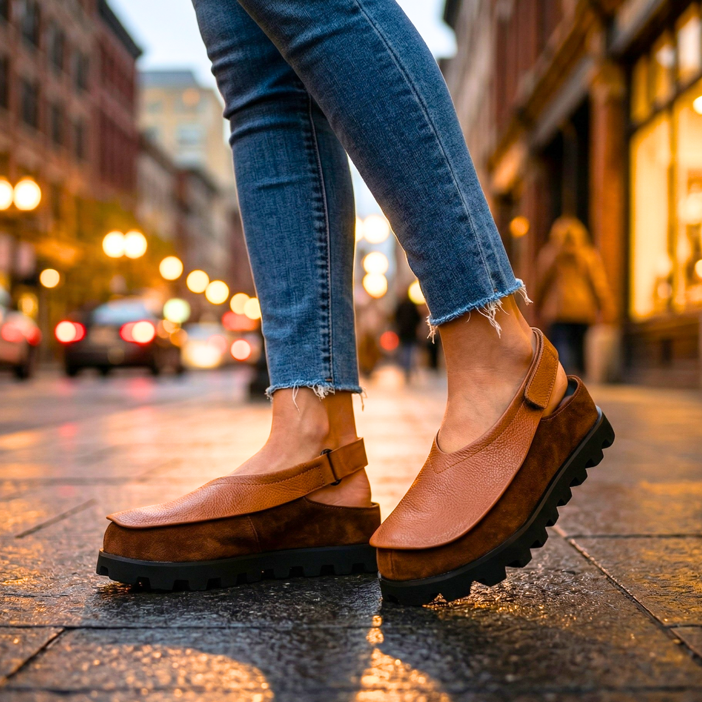 Havana Structured Platform Slingback