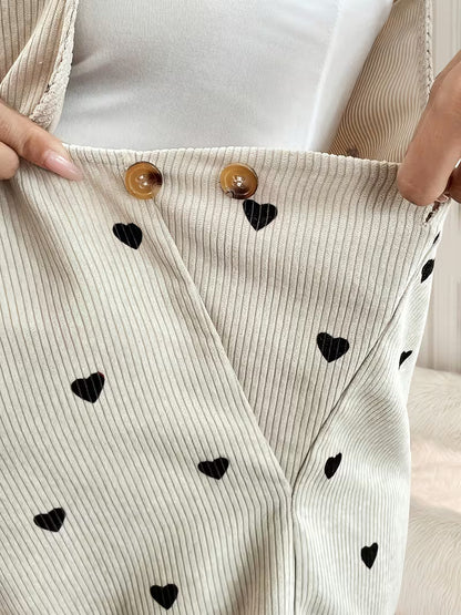 Vanille Époque Ribbed Pinafore