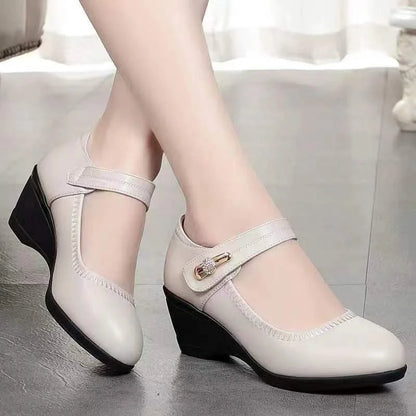 Mayfair Crystal-Clasp Wedge