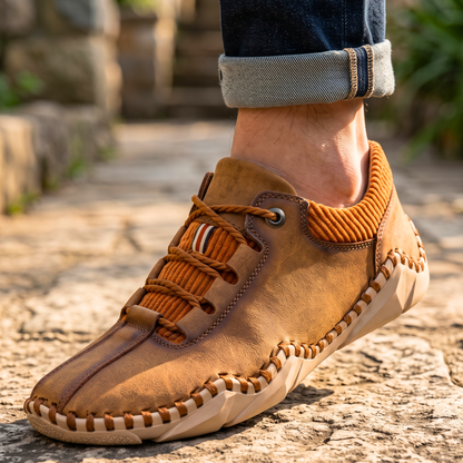 Bramwell Corduroy-Trim Sneakers