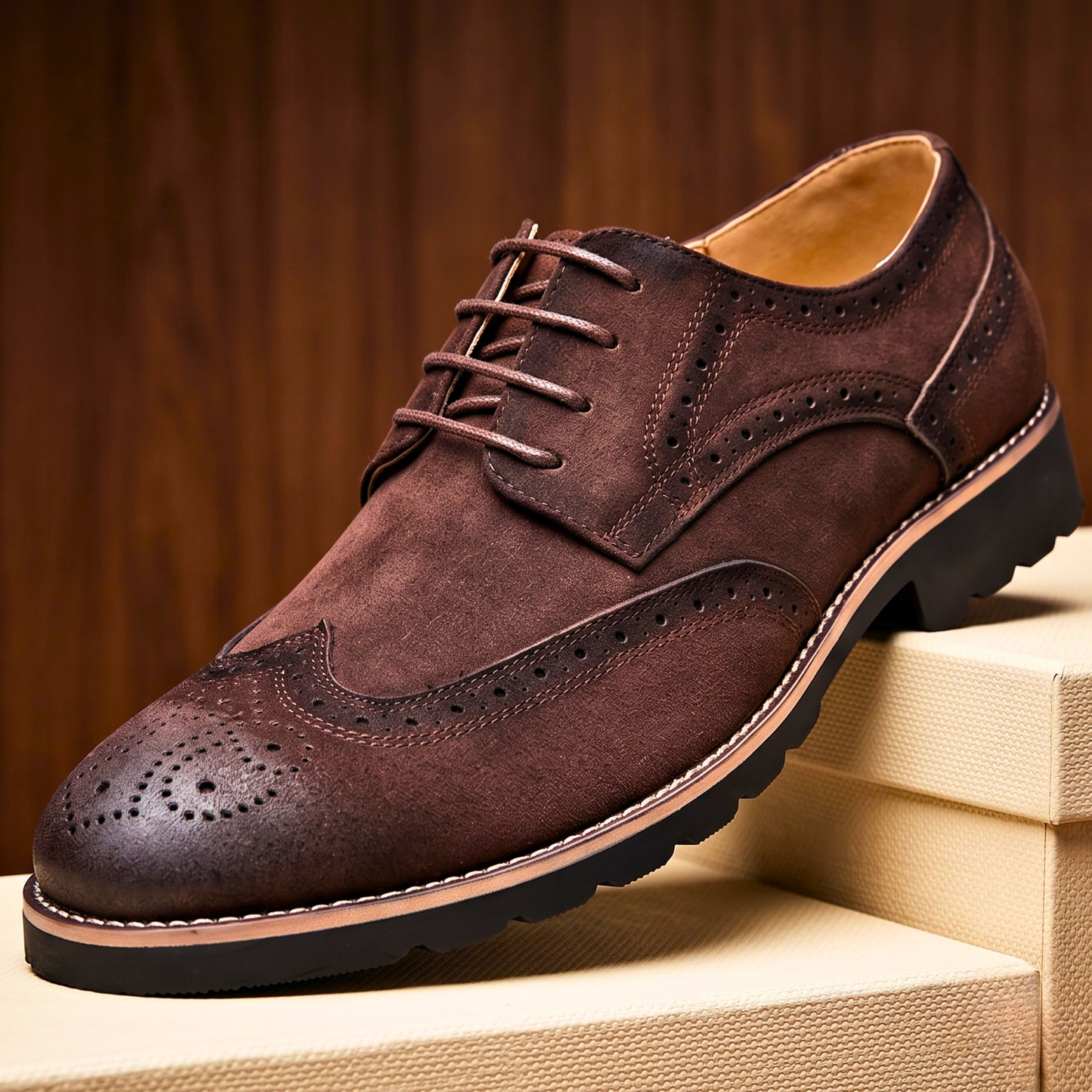 Renwick Wingtip Leather Brogue
