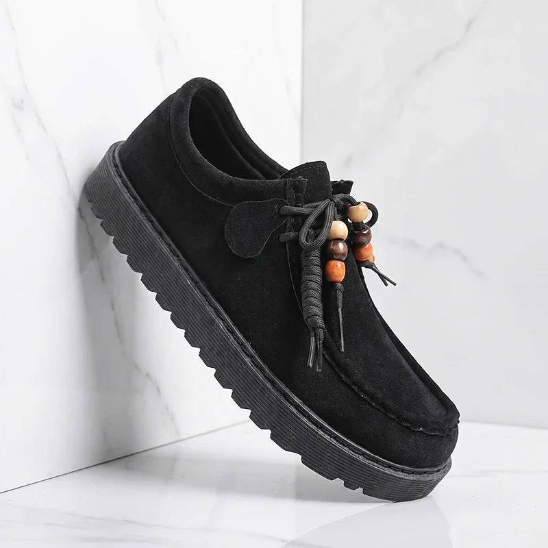 Osric Beaded Suede Moccasin
