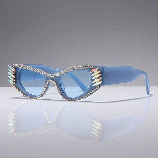 Odalys Crystal Cat-Eye Sunglasses