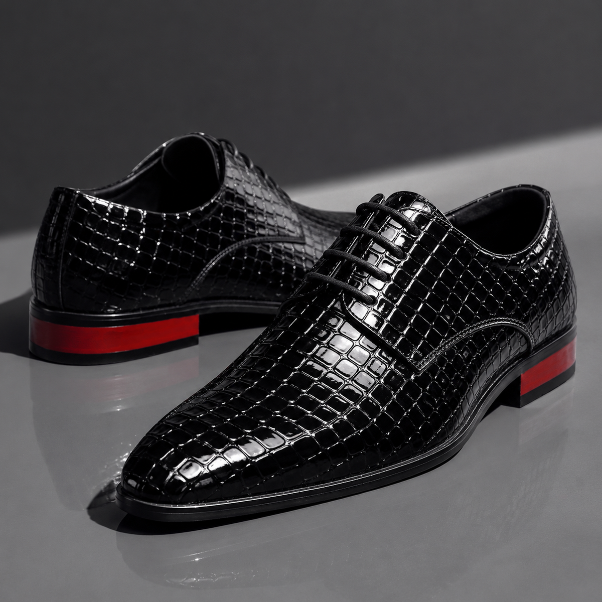Cavallo Croc Oxfords