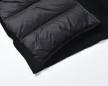 Hybrid Knit Sleeve Down Jacket