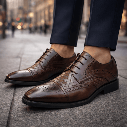 Damier Brogue Oxford