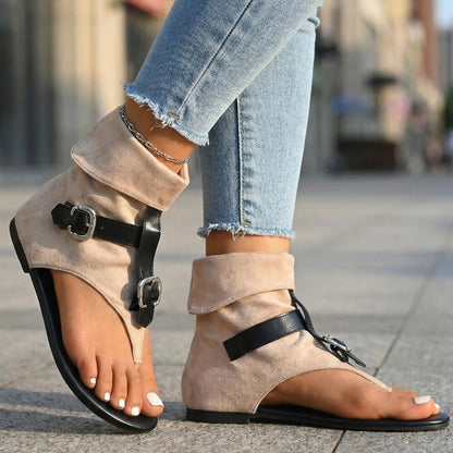 Nomad Soul Ankle-Wrap Flat Sandals