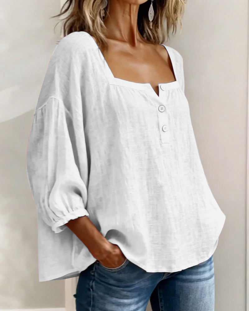 Amalfi Pullover Blouse