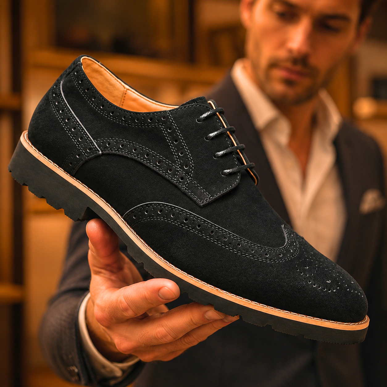 Renwick Wingtip Leather Brogue
