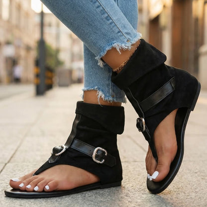 Nomad Soul Ankle-Wrap Flat Sandals