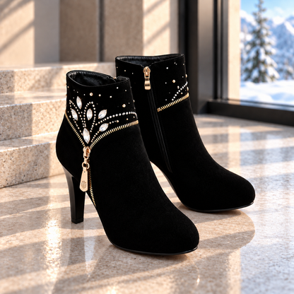 Vermillion Crystal Boots
