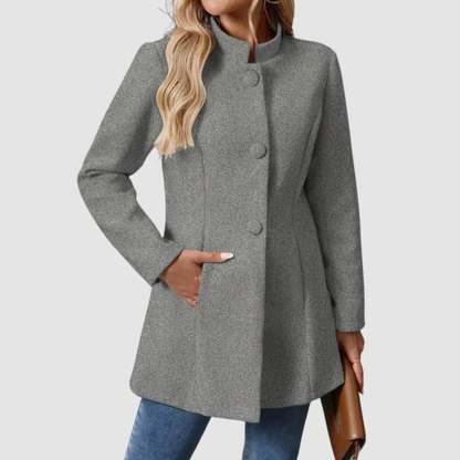Marchesa Fit-and-Flare Coat