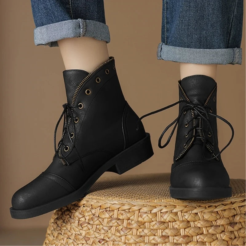 The Nova Split-Zip Ankle Boot